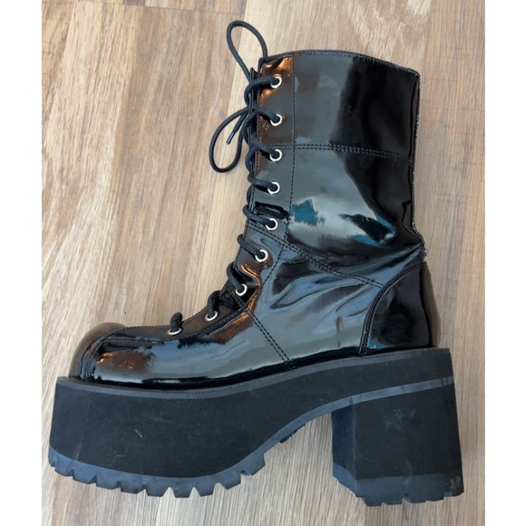 Demonia | Shoes | Demonia Dolls Kill Patent Laceup Ranger3 Platform ...